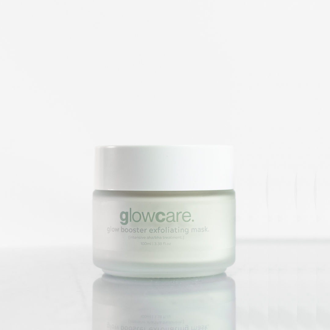 glow booster exfoliating mask.